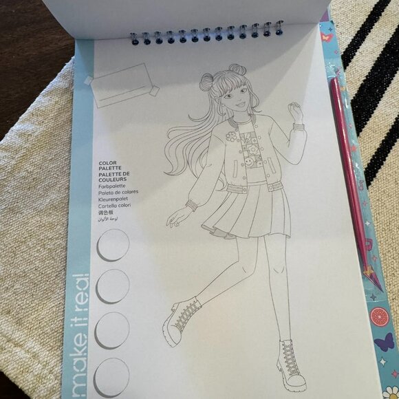 Make It Real: Fashion Design Scratch Art: Groovy Vibes - Scratch to Reveal - Picture 2 of 5